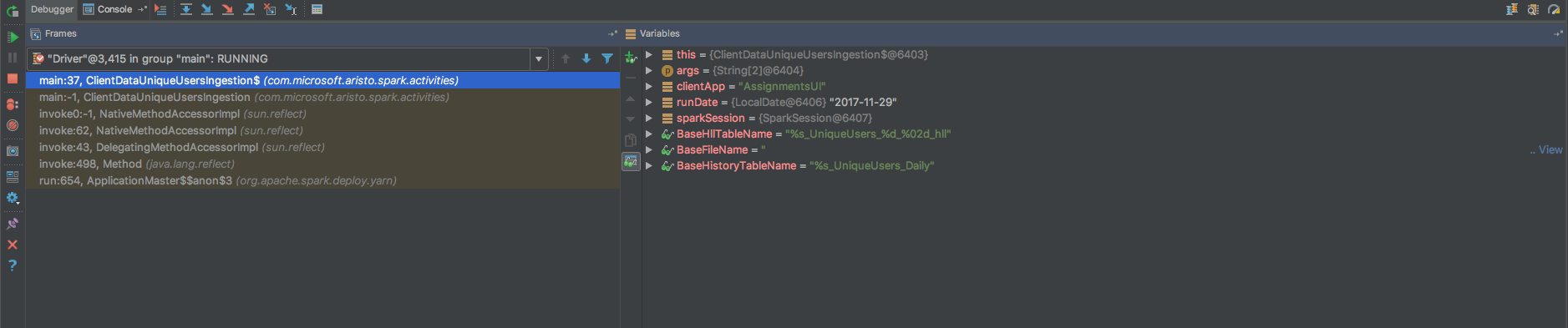 IntelliJ Debugger successfully attached!